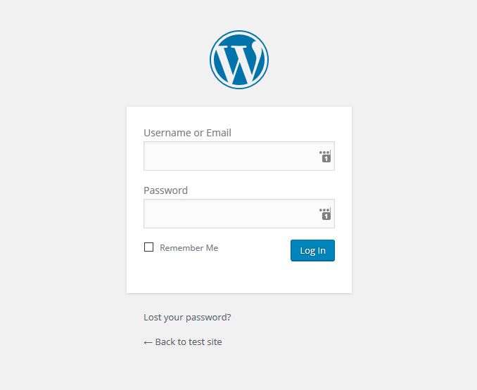 wordpress-login-recording-artist